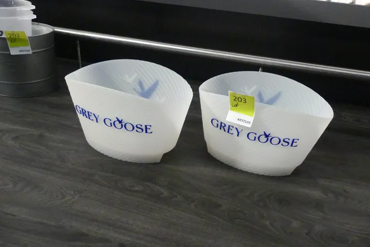2x Grey Goose Eiskübel